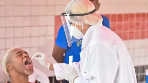 Foto: Site oficial do vitória - Testes sendo realizados no elenco rubro-negro