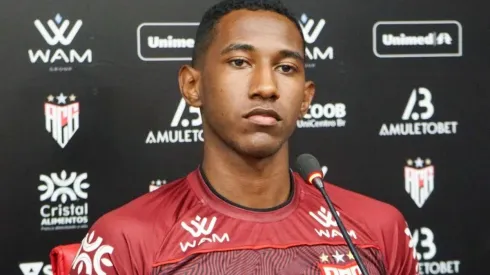 Luan Sales falou em entrevista coletiva (Foto: Comunicação / ACG)