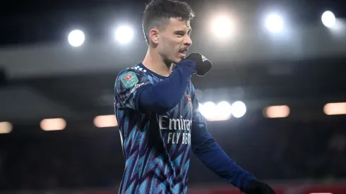 Michael Regan/Getty Images – Gabriel Martinelli vive grande fase no Arsenal