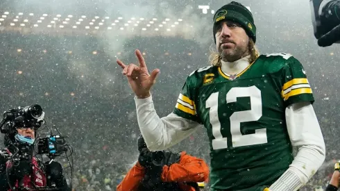 Aaron Rodgers deixou o campo com uma derrota amarga (Getty Images)