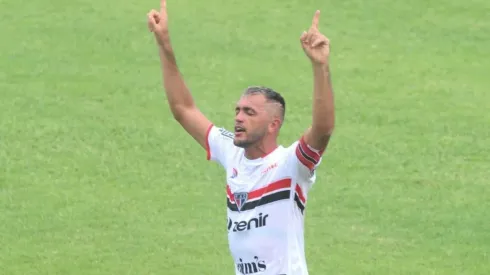 Foto: Débora Queiroz/Ferroviário | Edson Cariús, é artilheiro do Ferrão na competição