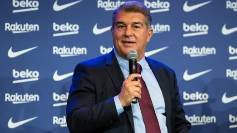 Foto: Marc Graupera Aloma / AFP7 Getty Images | Joan Laporta confirma desejo de dar chapéu no Real Madrid