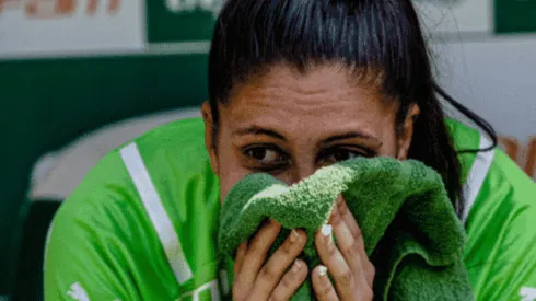 Jully com a camisa do Palmeiras (Foto: Arquivo da jogadora)