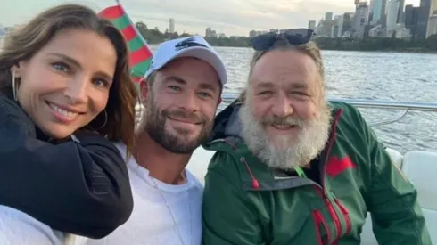 Gravações retomadas de "Poker Face" (Foto: Reprodução Instagram oficial Russell Crowe)