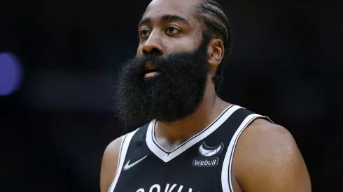 Jonathan Bachman/Getty Images – Harden não está nada satisfeito com a situação do time