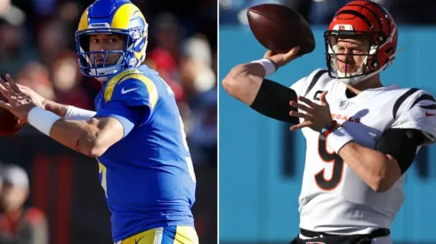 Imagenss: Getty Imagem / Montagem: Bolavip Brasil - Rams e Bengals vão disputar o Super Bowl no próximo dia 13