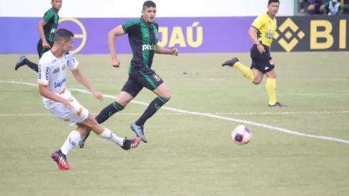 Claudinei em ação com o Novorizontino na Copinha (Foto: Arquivo pessoal)