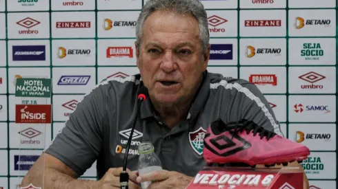 FOTO: LUCAS MERÇON / FLUMINENSE F.C. / DIVULGAÇÃO - Abel Braga: rebateu críticas após vitória do Tricolor
