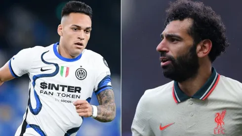 Foto: Giuseppe Maffia/NurPhoto via Getty Images /Alex Livesey/Getty Images | Martinez e Salah devem render grandes emoções durante a partida