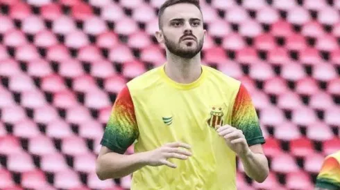 Foto: Ronald Felipe/ SCFC | Poveda marcou quatro dos oito gols do Sampaio Corrêa no Nordestão