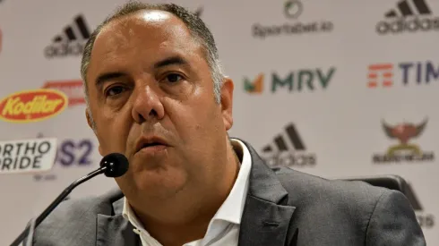 Foto: (Thiago Ribeiro/AGIF) - Marcos Braz, vice-presidente de futebol do Flamengo, foi cobrado por torcedores na web após a polêmica