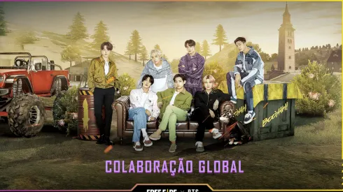 BTS é o novo embaixador global do Free Fire