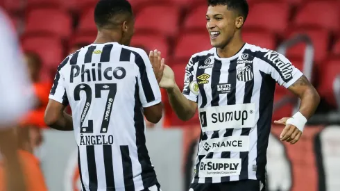 Pedro H. Tesch/AGIF - Marcos Leonardo é o artilheiro do Santos na temporada