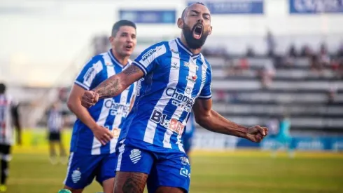 Foto: Morgana Oliveira/CSA | Dalberto marcou seus primeiros gols com a camisa do CSA