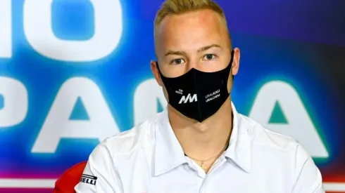 Foto: Mark Sutton — Pool/Getty Images - Nikita Mazepin, da Haas, no GP da Espanha.