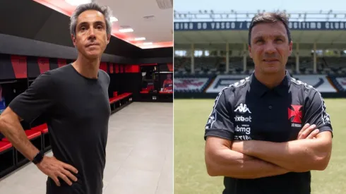 Flamengo x Vasco; prognósticos do duelo entre Paulo Sousa e Zé Ricardo (Fotos: Alexandre Vidal/Flamengo e Rafael Ribeiro/Vasco)