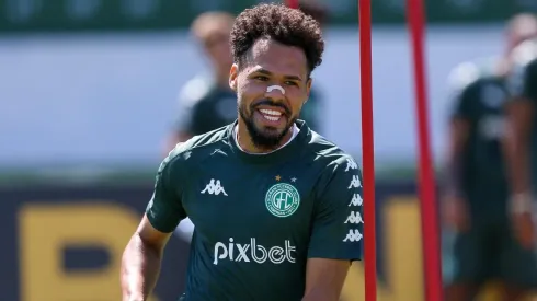 Foto: (Flickr Oficial Guarani/Thomaz Marostegan/Guarani FC) – Bruno Silva concedeu entrevista coletiva no Guarani nesta quarta (9)