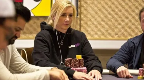 Vanessa Kade pode conquistar o maior prêmio da carreira (Foto: Jamie Thomson/PokerNews)