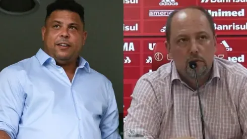 Foto Ronaldo: Fernando Moreno/AGIF e Foto Alessandro Barcellos: Reprodução SC Internacional/YouTube | Cruzeiro e Inter toma chapéu para o Athletico no mercado da bola