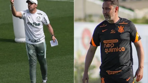 Palmeiras x Corinthians: prognósticos do derby com técnicos portugueses (Foto: Cesar Greco/Palmeiras e Felipe Szpak/Agência Corinthians)