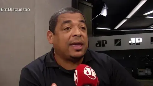 Foto: Reprodução/Jovem Pan – Vampeta deixou Abel Ferreira de lado e colocou Rogério Ceni como o mais promissor a curto prazo no Brasil