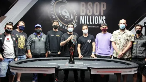 Mesa final do BSOP Millions 2021 (Foto: Luis Bertazini/BSOP)