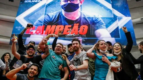 A festa do título de Andre Berlanda (Foto: BSOP)