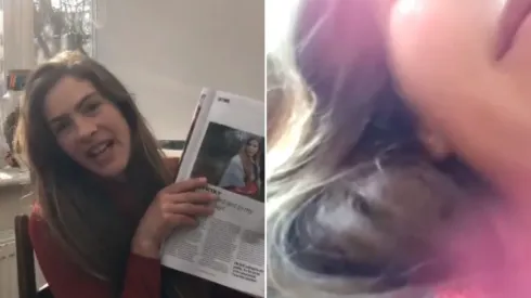 Hannah Bourne-Taylor fez amizade com o passarinho