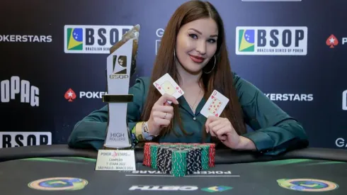 Daria Krashennikova venceu o High Roller do BSOP (Foto: BSOP)