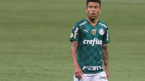 Foto: Marcello Zambrana/AGIF | Lance polêmico de Marcos Rocha gera revolta do Palmeiras