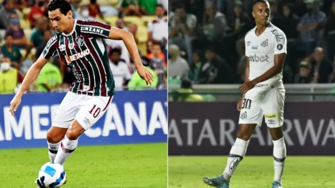 Fluminense x Santos: um jogo de muita história no Brasileirão (Fotos: Mailson Santana/Fluminense FC e Ivan Storti/Santos FC)