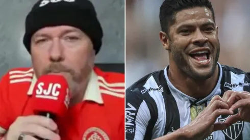 Fotos: Reprodução e Pedro Souza/Atlético/Divulgação - O influencer colorado criticou a atitude do atacante do Atlético