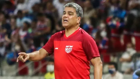 Foto: (Lucas Emanuel/AGIF) – Marcelo Cabo também aproveitou para mandar um recado aos críticos após ser campeão com o CRB