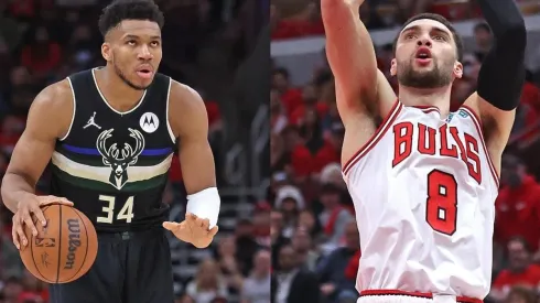 Antetokounmpo e Zach LaVine - Foto: Getty Images