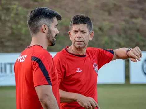 Rodrigo Soares comanda treino no Vitória com dois desfalques