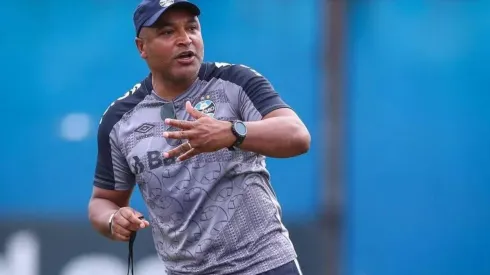 Foto: Lucas Uebel / Grêmio FBPA – Roger durante treinamentos.