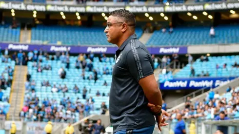 Foto: (Luciano Maciel/Grêmio FBPA) – Roger Machado teve papel fundamental na contratação de sua 'aposta pessoal' no Grêmio