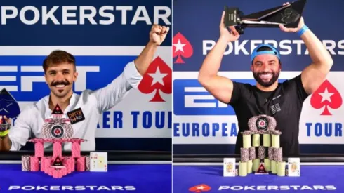 Yuri Martins e Lucas Scafini venceram torneios no EPT Monte Carlo (Foto: Tomas Stacha/EPT)