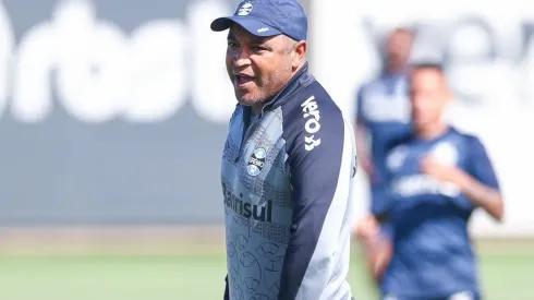 Foto: Renan Jardim/Grêmio/Divulgação - Roger Machado: chegou a elogiar o jovem em entrevista recente