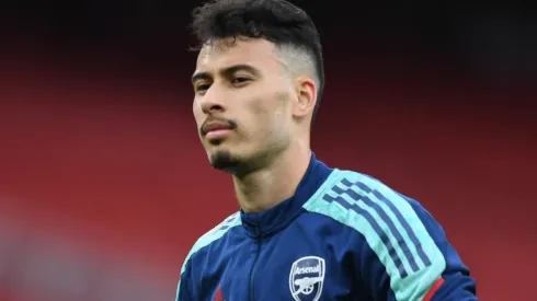 (Photo by Stuart MacFarlane/Arsenal FC via Getty Images) – Martinelli pode mudar de ares e contribuir em possível lucro do Imortal.