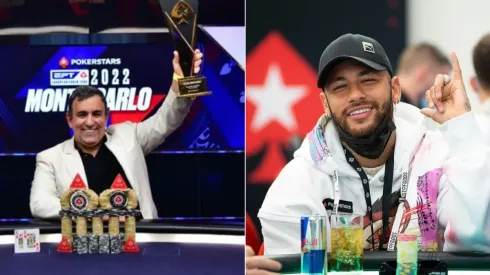 Marcelo Mesqueu se inspirou em Neymar para vencer o EPT (Fotos: Tomas Stacha/EPT e Reprodução instagram oficial Neymar Jr.)