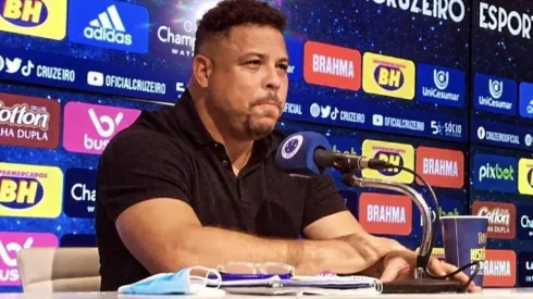 Foto: Rodrigo Sanches / Cruzeiro - Ronaldo em entrevista.
