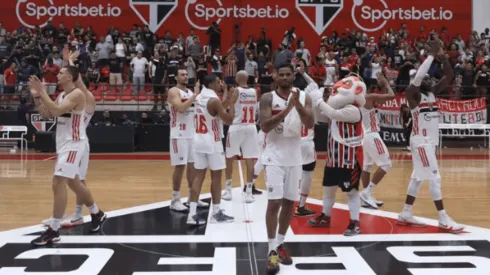 São Paulo empatou a série contra Franca. Foto: Rubens Chiri – site oficial São Paulo FC