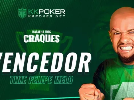 Poker Online: Time Felipe Melo supera time Rodrigo Caio e vence a Batalha dos Craques do KKPoker