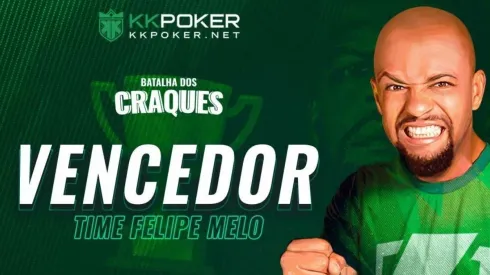 Time Felipe Melo venceu o de Rodrigo Caio em desafio de poker (Foto: Divulgação)