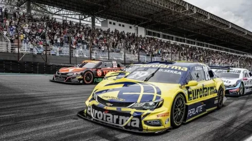 Carros da Stock Car em Interlagos — Foto: Danilo Cardoso/Stock Car