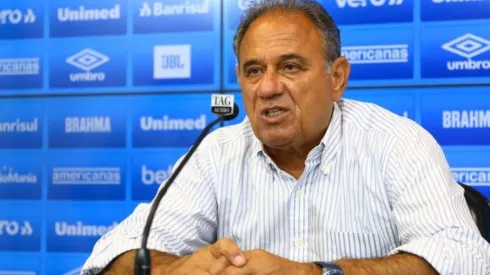 Denis Abrahão, o homem forte do futebol do Grêmio (Foto: Lucas Uebel/Grêmio_