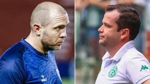 Foto Mozart: Rafael Vieira/AGIF e Foto Daniel Paulista: Marcello Zambrana/AGIF - confronto entre Mozart e Daniel Paulista em busca do G4 na Série B