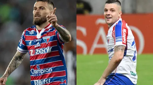 Foto Lucas Lima: Jorge Rodrigues/AGIF e Foto Renato Kayzer: Kely Pereira/AGIF | Fortaleza encara o Flamengo, no domingo (5)