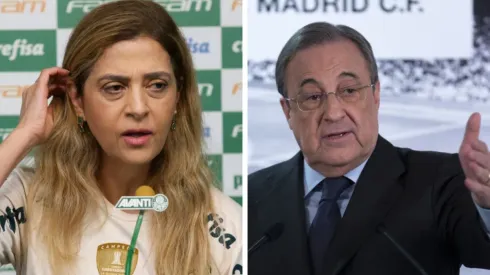 Fotos: Fábio Menotti/Palmeiras e Gonzalo Arroyo Moreno/Getty Images - Leila Pereira assegura que Palmeiras vai segurar Danilo, alvo de Florentino Pérez